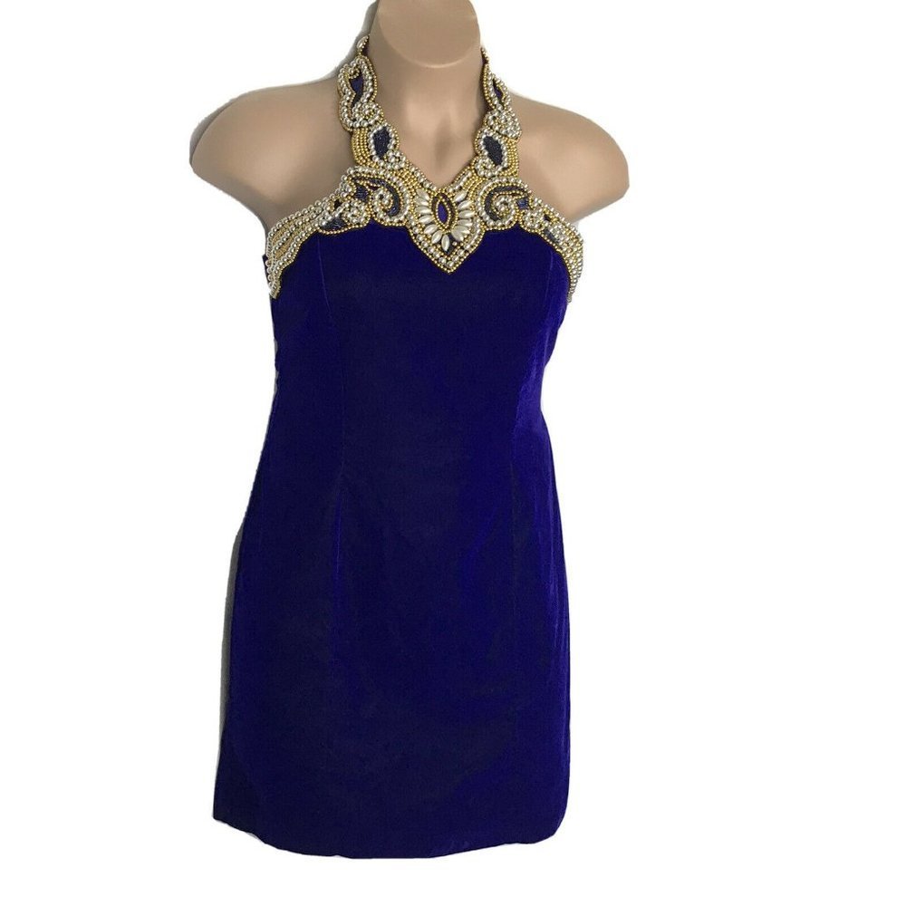 T.N.B. Vintage Formal Velvet Dress ~ Sz 13/14